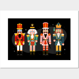 Nutcrackers Christmas Collection Posters and Art